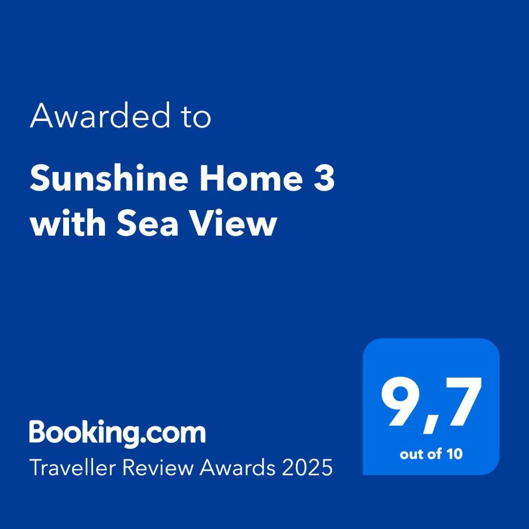 Sunshine Home 3 With Sea View Alepou Экстерьер фото
