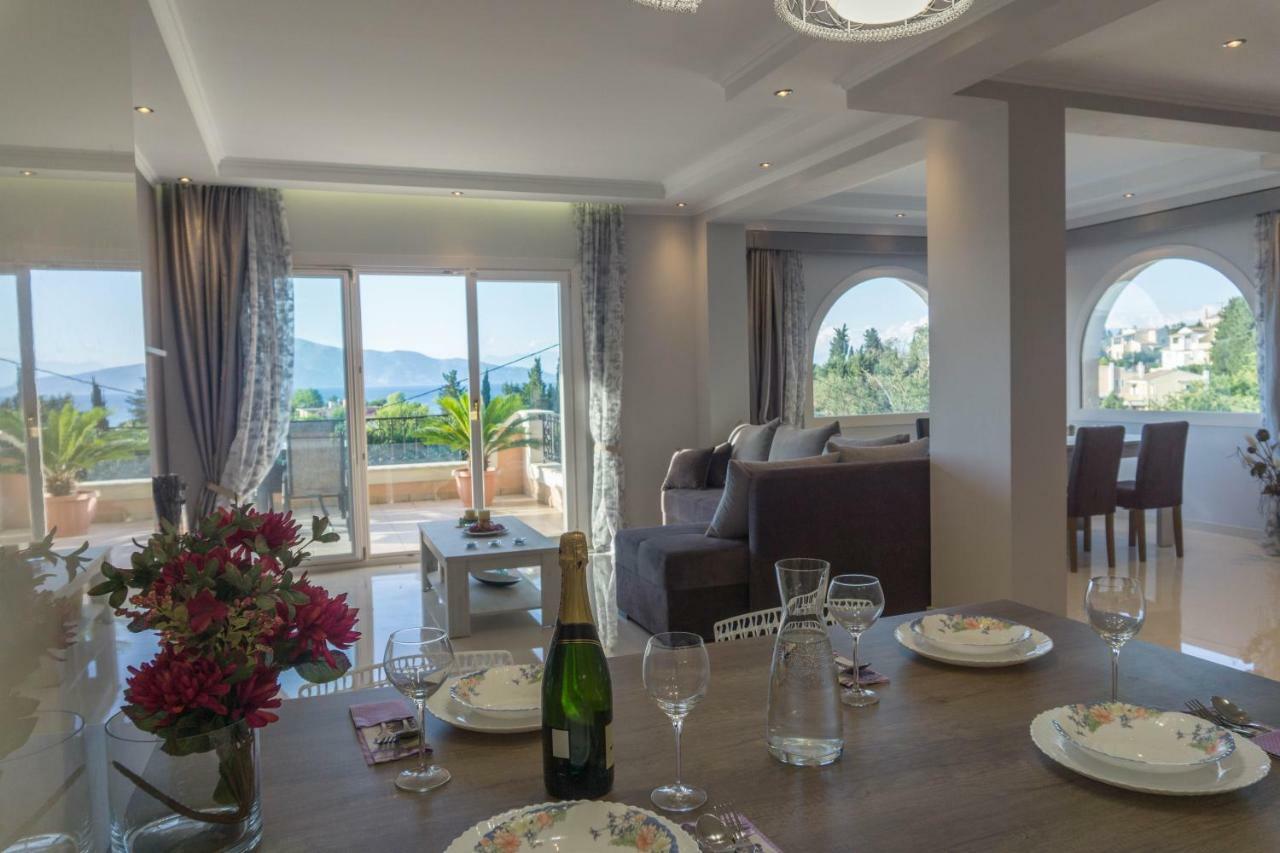 Sunshine Home 3 With Sea View Alepou Экстерьер фото